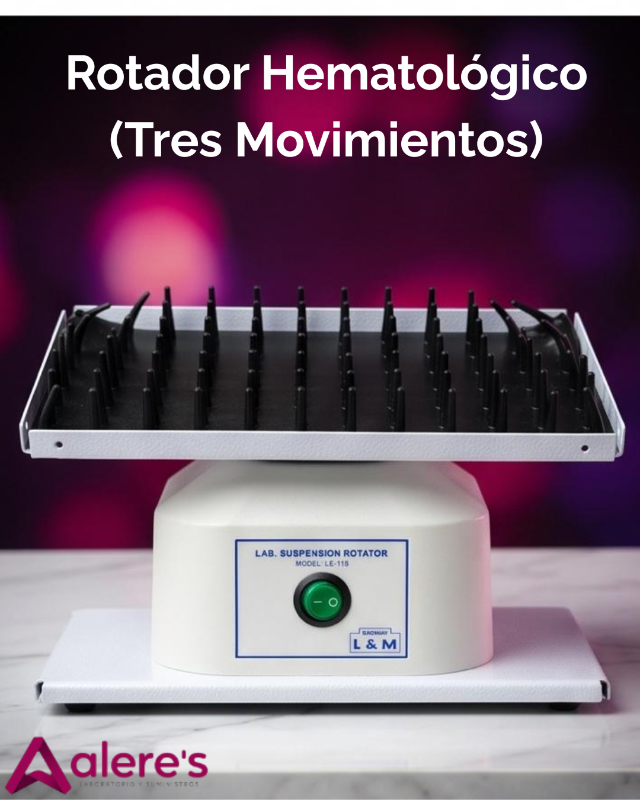 Mezclador Hematológico Tres movimientos
